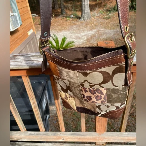 Patchwork Coach Bag - Picture 1 of 10